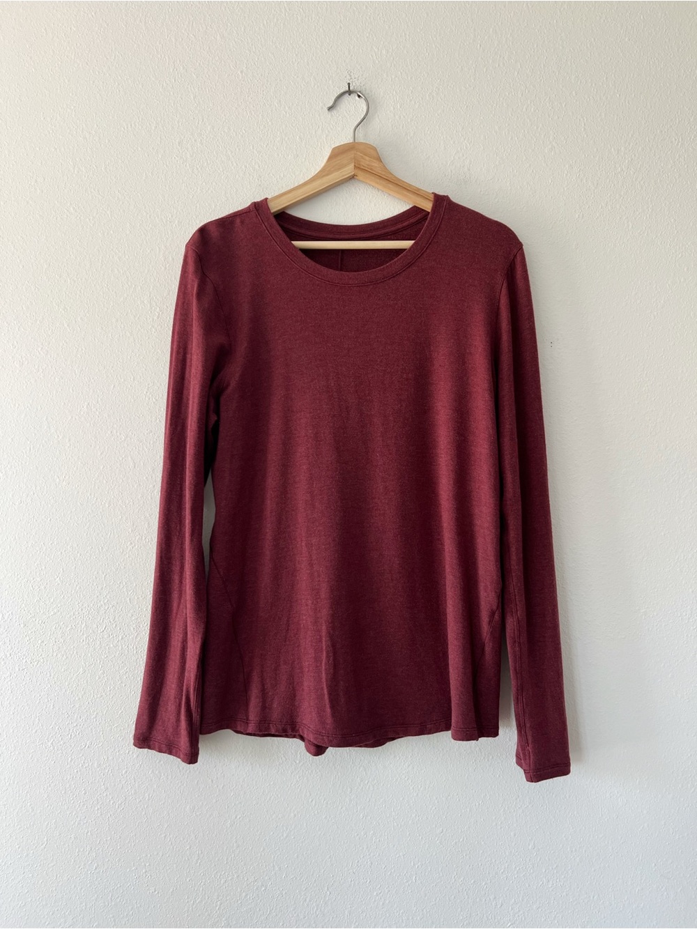 LULULEMON | Soft Stretchy Long Sleeve Burgundy Top | L*